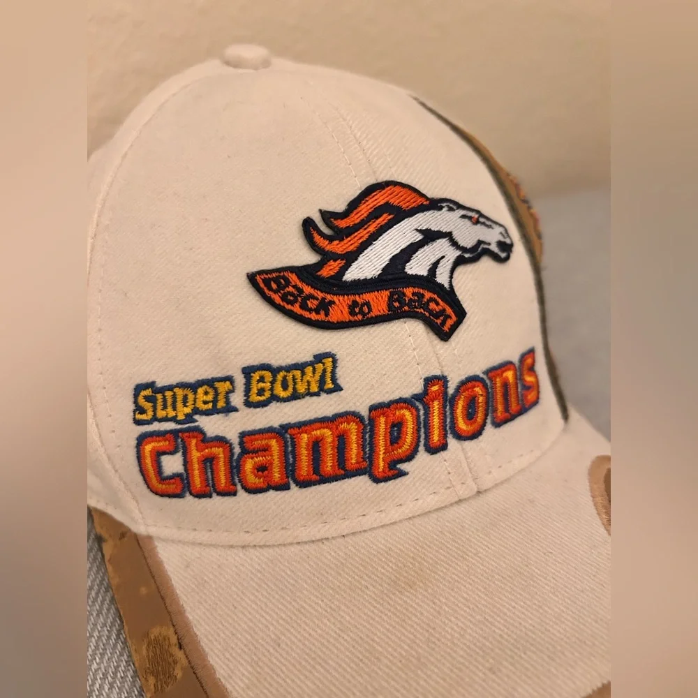 DENVER BRONCOS 1999 Super Bowl XXXIII Champions Adjustable Cap Hat NWOT